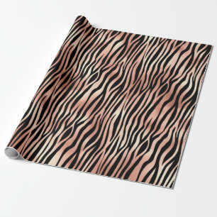 Presente Papel de moldagem do padrão de impressão zebra r