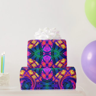 Presente Papel de moldagem do partido Neon Swirl