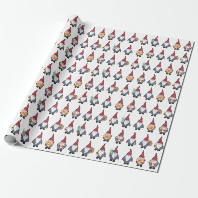 Presente Papel de moldagem do tomten (Desenrolado)