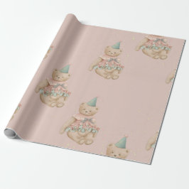 Presente Papel de moldagem do Urso Candy Cute