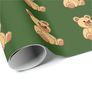 Presente Papel de Moldagem do Urso de Teddy