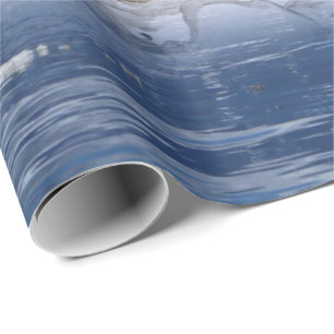 Presente Papel de Moldagem do Urso Polar