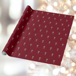 Presente Papel De Moldagem Elf De Natal Da Manga Girl