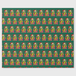 Presente Papel de moldagem em picles de Natal