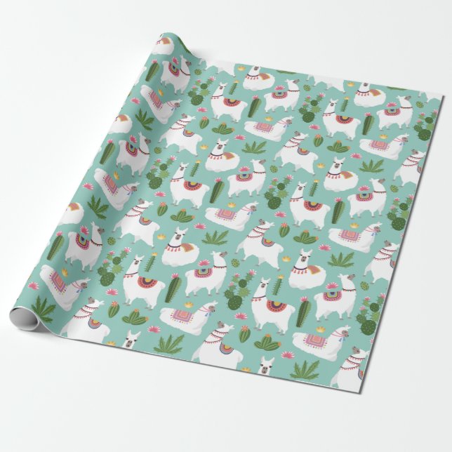Presente Papel de moldagem Llamas (Desenrolado)