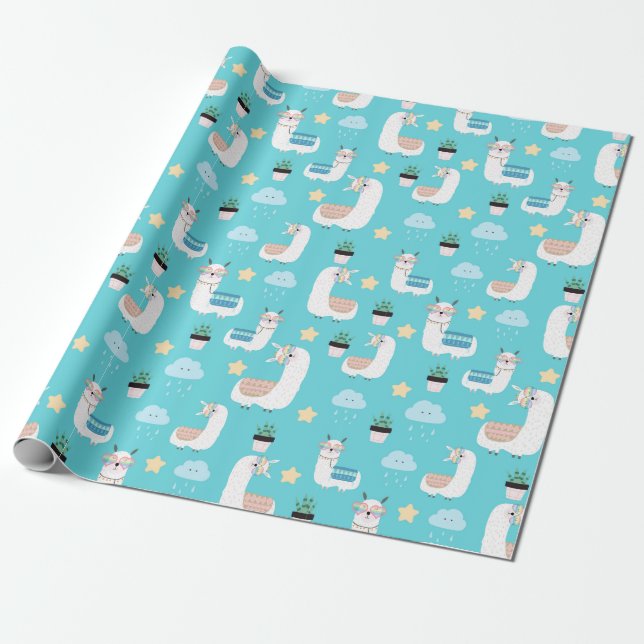 Presente Papel de moldagem Llamas (Desenrolado)