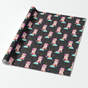 Presente Papel de moldagem Llamas