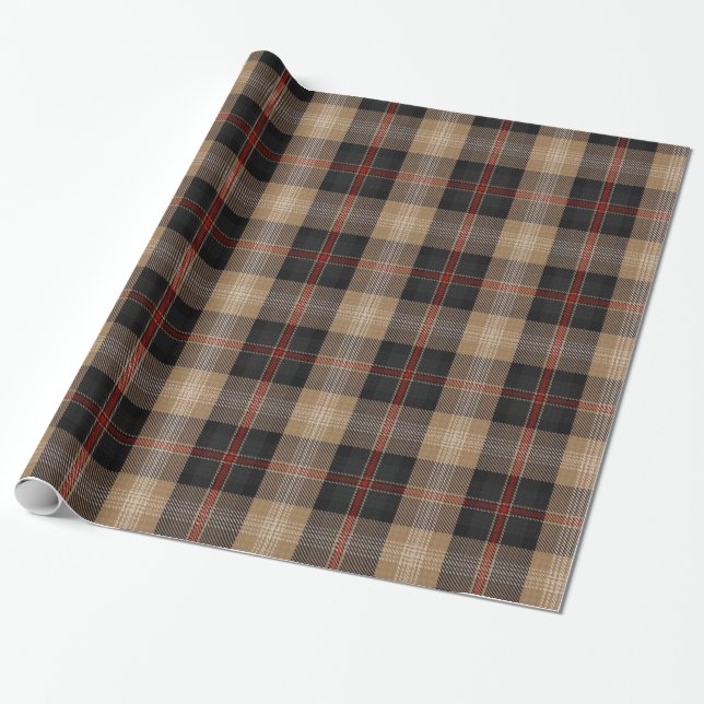 Presente Papel de Moldagem Logan Tartan (Desenrolado)