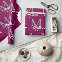Papel de moldagem monográfica elegante - Personali