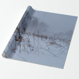Presente Papel de moldagem por cena de inverno