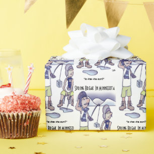 Presente Papel de moldagem por mola