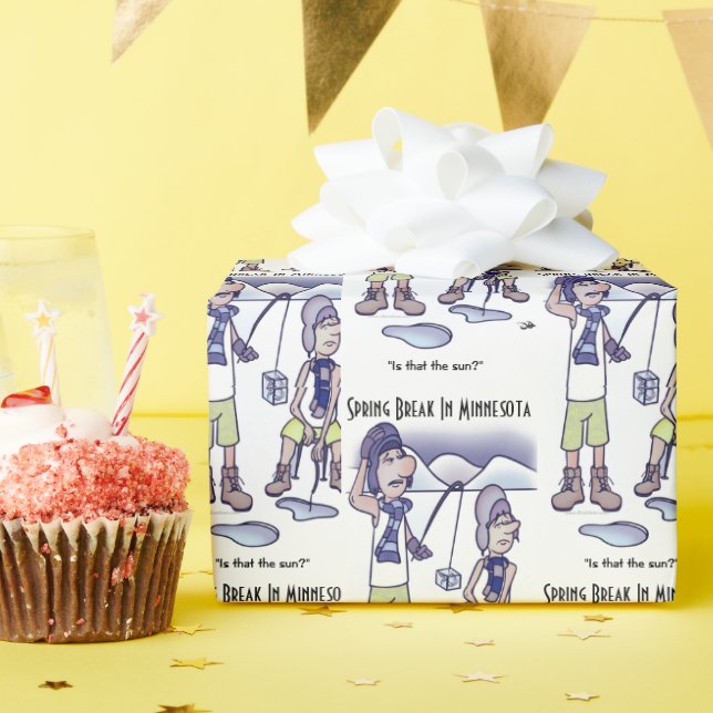 Presente Papel de moldagem por mola (Festa de aniversário)