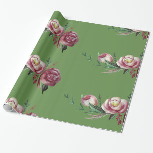 Presente Papel de moldagem por rosa, 30 pol x 6 pés