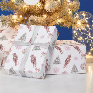Presente Papel de molhação de natal do Preppy Nutcracker