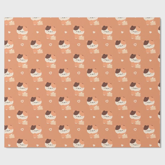 Presente Papel de molhação de torta com sono (Aberto)