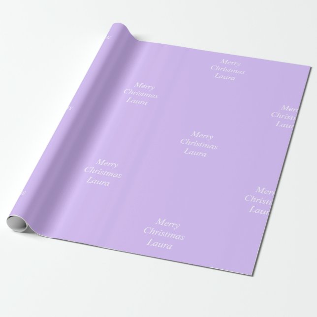 Presente Papel de Natal personalizado (Desenrolado)