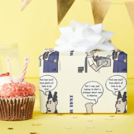 Presente Papel de ondulação amarelo para cartoon de corda