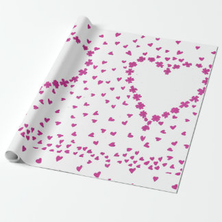 Presente Papel de ondulação cardíaca em Petals