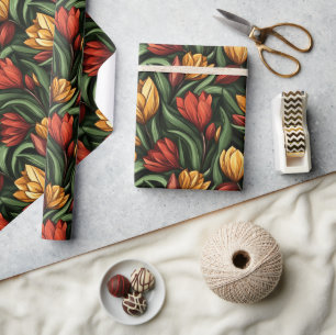 Presente Papel de ondulação da flor da pinça artística