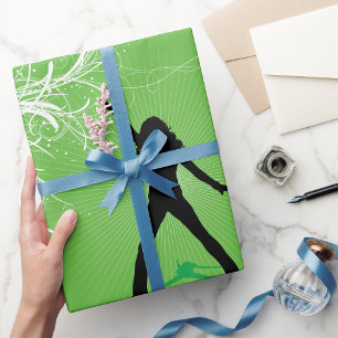 Presente Papel de ondulação dançante feminino