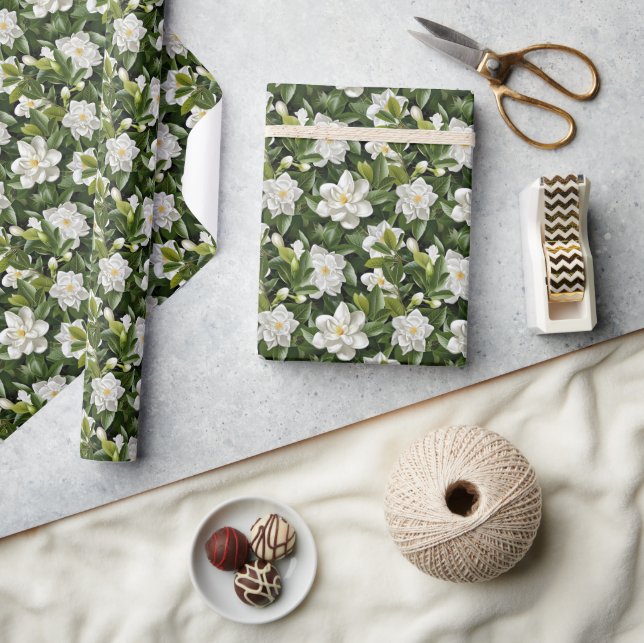 Presente Papel de ondulação das flores de jardinia (Artesanato)