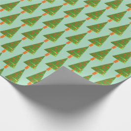 Presente Papel de ondulação de árvores de Natal