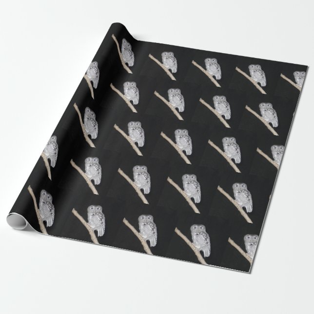 Presente Papel de ondulação de coruja (Desenrolado)