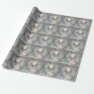 Presente Papel de ondulação de coruja voadora