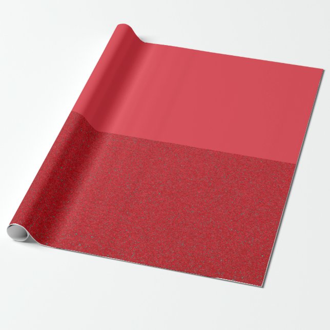 Presente Papel de ondulação de tonalidade vermelho-tomate - (Desenrolado)