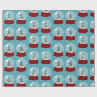 Presente Papel de ondulação do Globo de Neve Natal