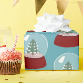 Presente Papel de ondulação do Globo de Neve Natal