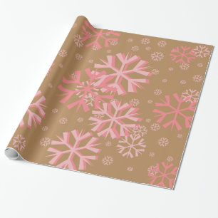 Presente Papel de ondulação em flocos de neve de Natal