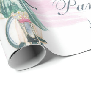 Presente Papel de ondulação em torre Eiffel