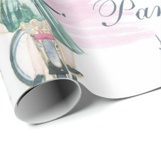 Presente Papel de ondulação em torre Eiffel