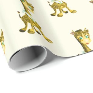 Presente Papel de ondulação entre girafas