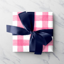 Papel de ondulação Gingham, cor-de-água rosa