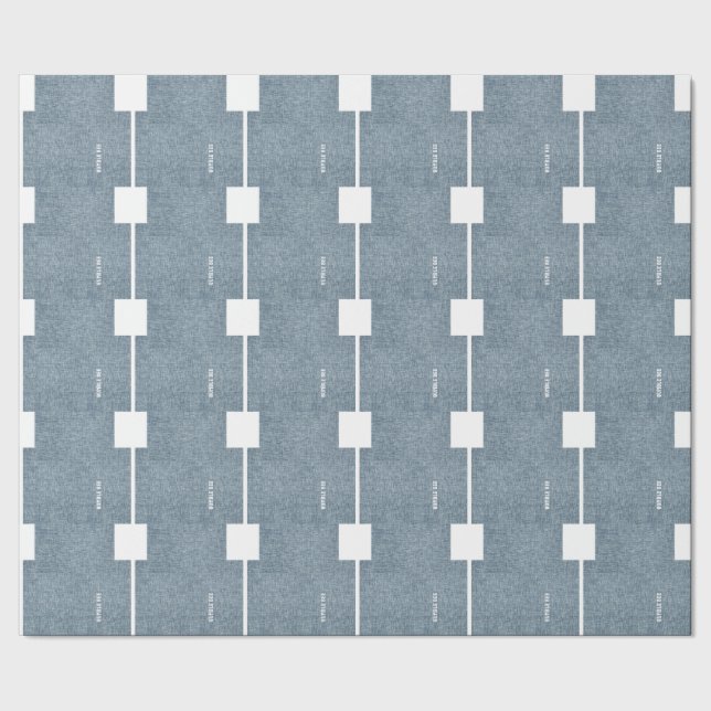 Presente Papel de ondulação para Jeans azuis Denim (Barra)