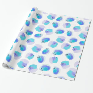 Presente Papel de ondulação por pincéis de aquarelas
