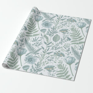 Presente Papel de parede azul flexível