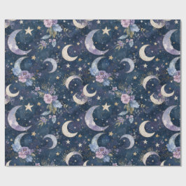 Presente Papel de Parede Celestial Jardim ao Luar | Aquarel