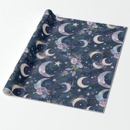Presente Papel de Parede Celestial Jardim ao Luar | Aquarel