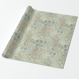 Presente Papel de Parede Floral Larkspur de William Morris