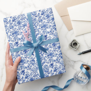 Presente Papel de parede Toile Jardim Azul