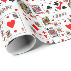 Presente Papel de quebra brilhante Cartões de jogo