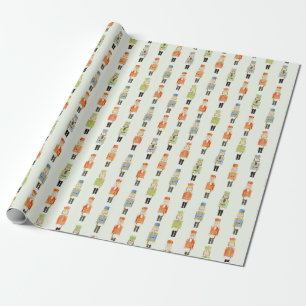 Presente Papel de quebra-cabeça de quebra-cabeça aquarela