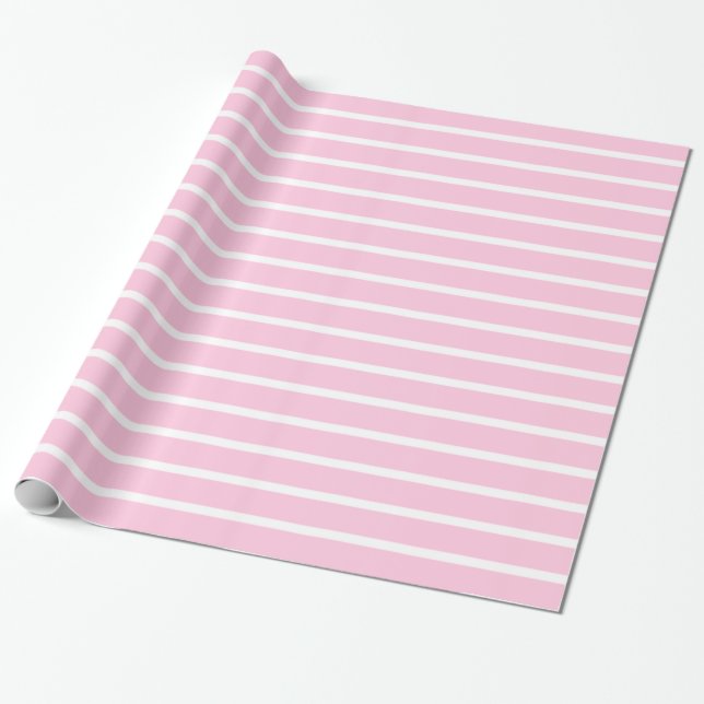 Presente Papel de Quebra de Faixa Rosa (Desenrolado)