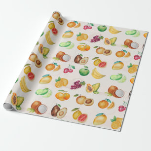 Presente Papel de quebra de Fruta