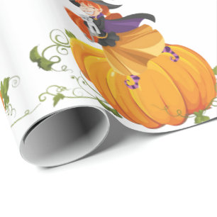 Presente Papel De Quebra De Halloween, Abóbora