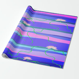 Presente Papel de quebra de lótus rosa