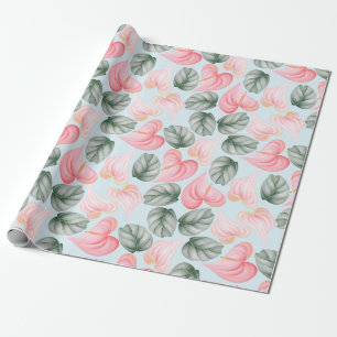 Presente Papel de quebra de padrão floral
